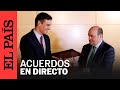 DIRECTO | Comparecencias en el Congreso tras los acuerdos de investidura de PSOE con PNV y CC