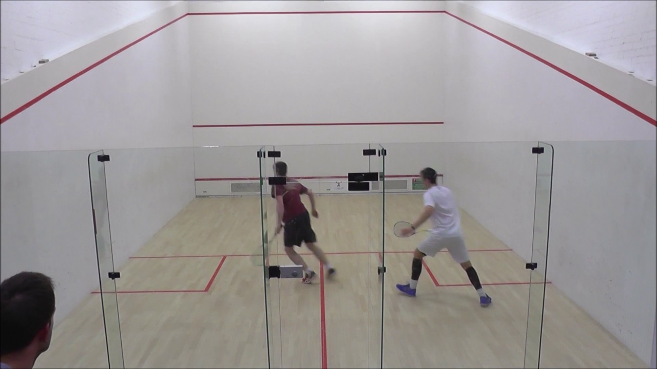 Squash: Will Tizard v Jamie Douglas: Game 1