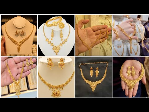 Lightweight Gold Necklace Designs 2026 | Simple gold choker necklace |gold necklace designs pictures