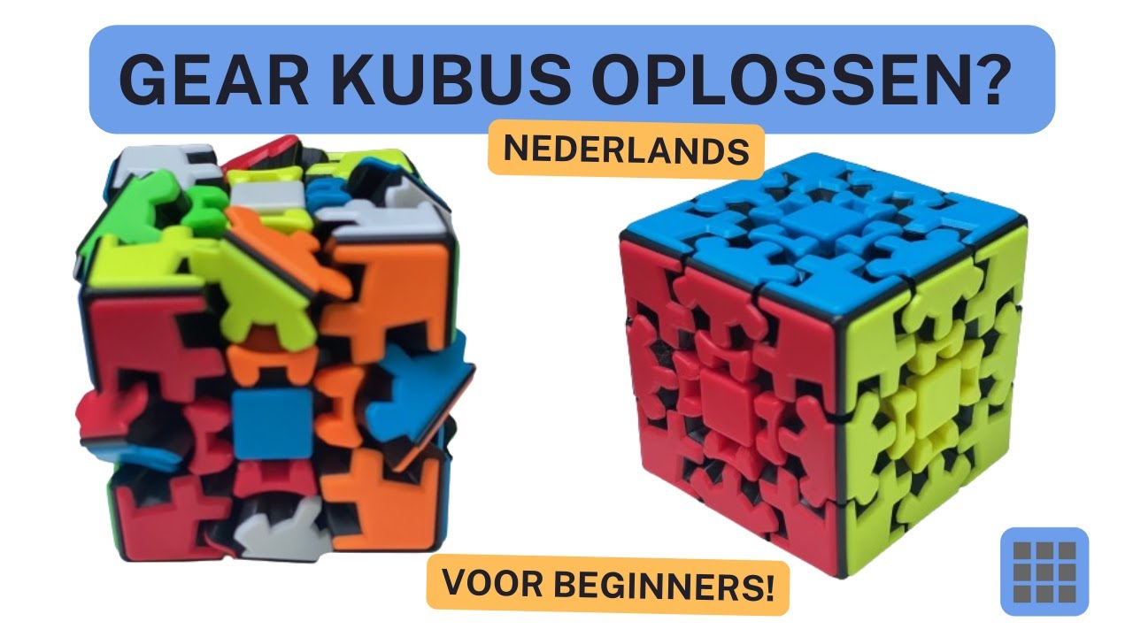 Gear Kubus Oplossen in 4 simpele Stappen! #cube - YouTube