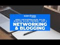 Entrepreneur Sales Digital Sales Course - Lecture 3 Networking & Blogging