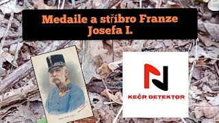 Detektor kovů - Medaile a stříbro Franze Josefa I.