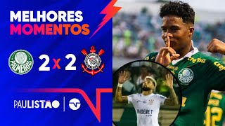 CÁSSIO É EXPULSO E WEVERTON TEM FALHA FEIA NO EMPATE INCRÍVEL DO DERBY | PALMEIRAS 2X2 CORINTHIANS