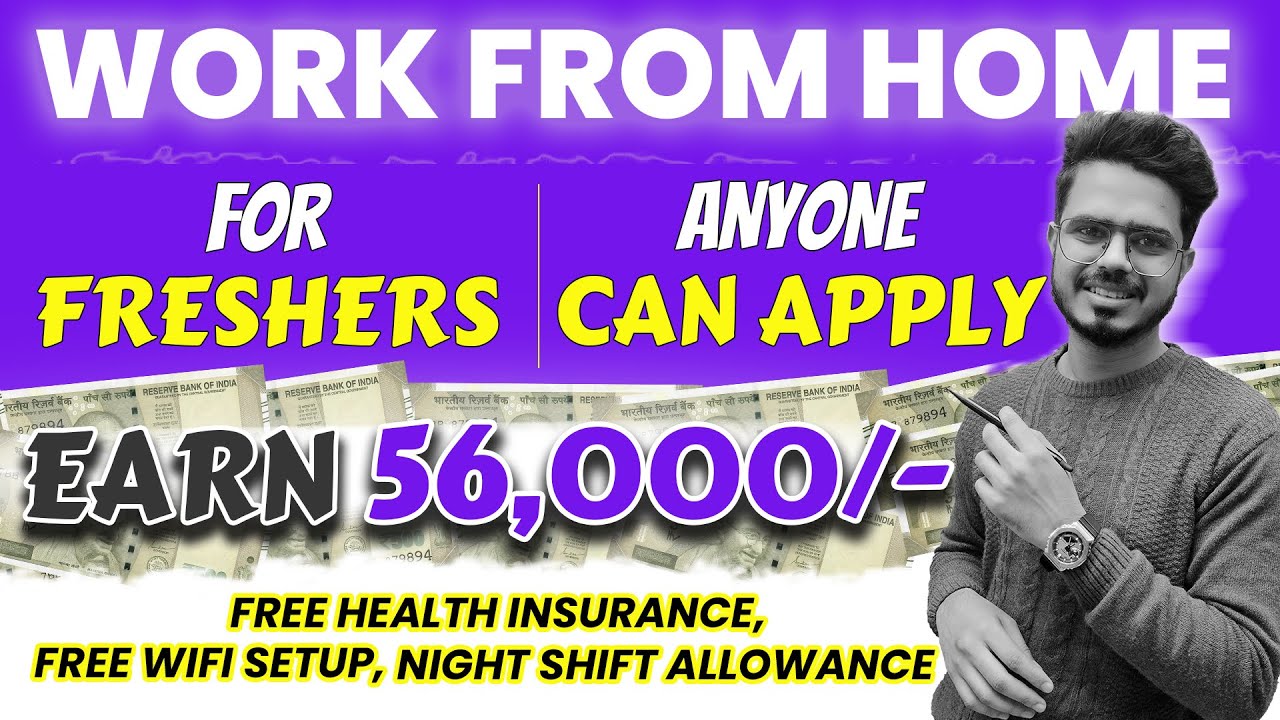 Exciting Opportunity: Permanent Work From Home Job with Rs.56,000/- Salary, Free WIFI, and Jobs for Freshers in 2024! 😍 Exciting Opportunity: Permanent Work From Home Job with Rs.56,000/- Salary, Free WIFI, and Jobs for Freshers in 2024! 😍