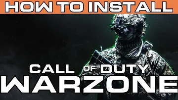How do I install Warzone on my PC?