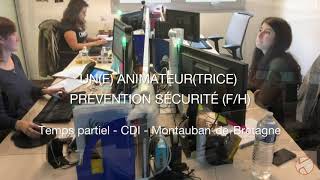 Animateurtrice Prévention Sécurité Fh - Temps Partiel - Montauban-De-Bretagne