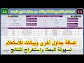 تصميم قاعدة الموظفين وعقودهم رقم 44 استعلام التابعين اضافة جداول وبيانات للاستعلام لسهولة بحث بيانات