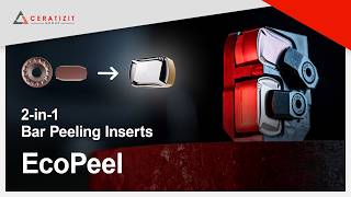 EcoPeel: Bar Peeling redefined – 2-in-1 Indexable Insert Solution