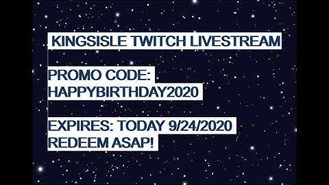 Wizard101 : KI LIVE ON TWITCH - PROMO CODE (TODAY ONLY!!!)