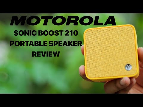 Motorola Sonic Boost 210 Bluetooth Speaker- রিচ সাউন্ড, কমপ্যাক্ট সাইজ | বাংলা রিভিউ | Apple Gadgets