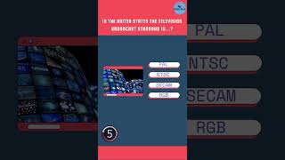 In the United States the television broadcast standard is...? #shorts #youtubeshorts #usmedia