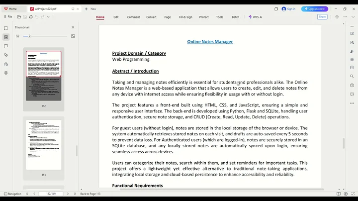 Online Notes Manager || cs619 fyp