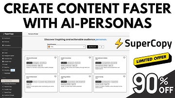 Copy.ai Alternative: Unlocking Persona-Centric Content Generation with SuperCopy.ai Lifetime Deal