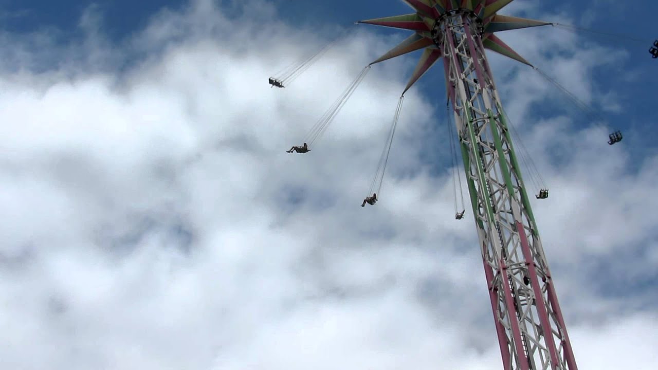 Courtney on the giant Starflyer ride in Orlando - YouTube
