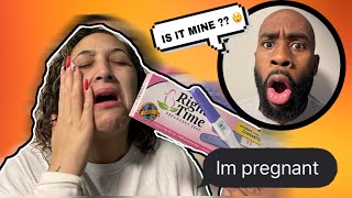 IM PREGNANT PRANK ON MY BOYFRIEND | HE PANICKED😬  HILARIOUS | VLOGMAS DAY 13