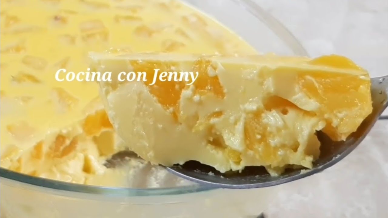 Si tienes Piña 🍍 Natural o en Lata prepara este delicioso Postre - 2 ...