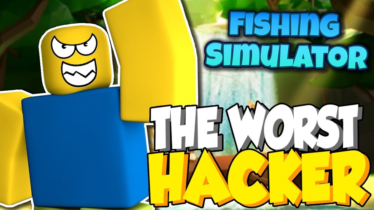 We Found The Craziest Hacker In Fishing Simulator Roblox Youtube - how to stay safe on roblox new hacking method youtube