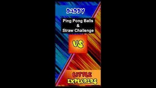 Ping Pong Balls And Straw Challenge | Funny Games