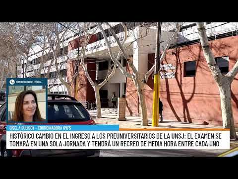 Histórico cambio en el ingreso a los preuniversitarios de la UNSJ | Gisela Suligoy - Coord. IPUs