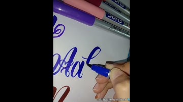 Comment your name below🌺👇#Calligraphy #requested_names #shorts