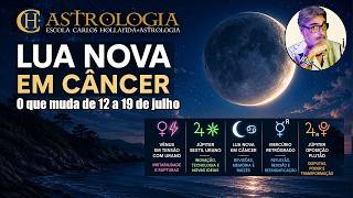 Lua Nova em Câncer: O Que Muda Entre 12 e 19 de Julho