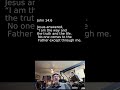A take on I am the way and the truth and the life
