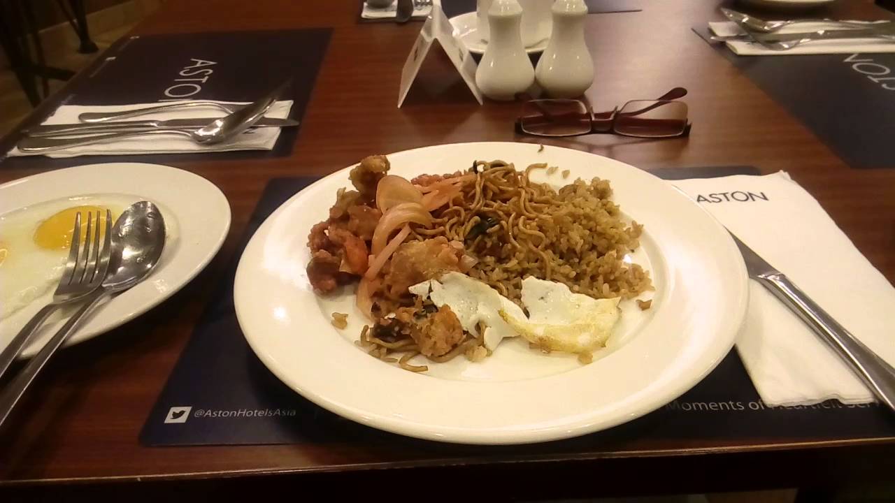 Double Egg Omelet at Aston Hotel, for Breakfast