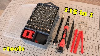 115 in 1 Precision Screwdriver Set For Electronics - unboxing