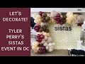 Setup With Me - Balloon Backdrop For Tyler Perry’s Sistas Event | Time-Lapse Video