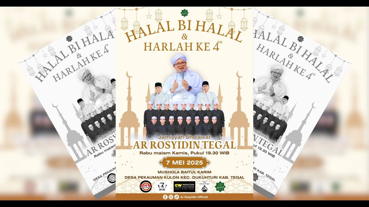 LIVE HALAL BI HALAL & HARLAH KE-4 HADROH AR ROSYIDIN TEGAL  ||  MUSHOLA BAITUL KARIM PEKAUMAN KULON