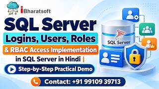 SQL Server Logins, Users, Roles & RBAC Access | Step-by-Step Practical Demo #sqldba