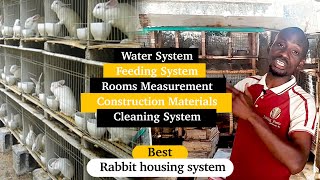 Rabbit Housing || Best Rabbit Housing System || Basic of Rabbit Farming