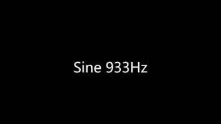 Sine 933Hz Audio Only