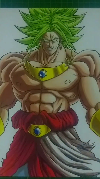 Broly, Dragon Ball #dragonball #dbz #broly #drawing #saiyan #anime  #plusultra