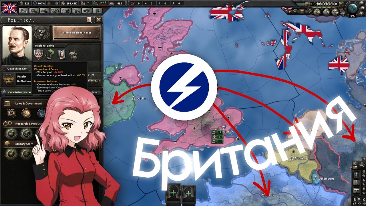 Британская империя в Hearts of Iron 4