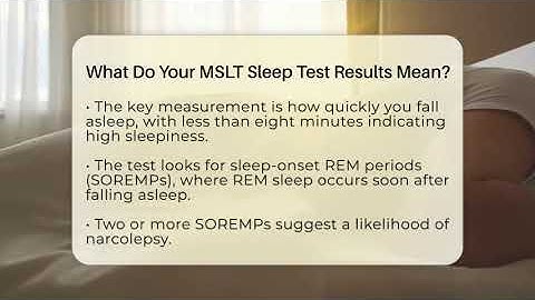 What Do Your MSLT Sleep Test Results Mean? - Sleep Apnea Support Network