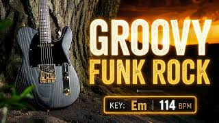 Groovy Funk Rock Guitar Backing Track Jam in Em | 114 BPM