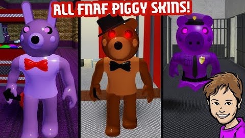 How to unlock All the Fnaf Piggy Skins (Freddy, Purple Guy, and Bonnie) in Roblox Piggy RP: Revenge!
