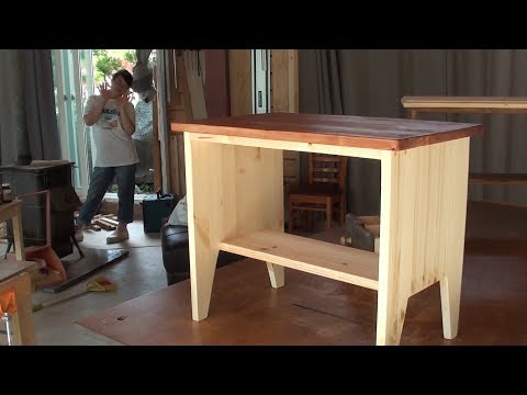 [목공기초] 심플한 사이드 테이블 만들기 (1부) / [Woodworking] Making A Simple Side Table - Part 1