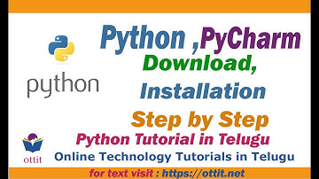 How to download  Install Python 3.8.5 PyCharm 2020 on Windows 10  Python Tutorial in Telugu Part 2