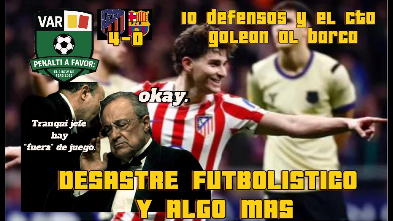🚨 ¿ESCÁNDALO EN EL METROPOLITANO? ¿El FC Barcelona fue perjudicado ante el Atlético de Madrid?