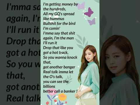 Jennie's D4 rap english lyrics 💜 #Blackpink