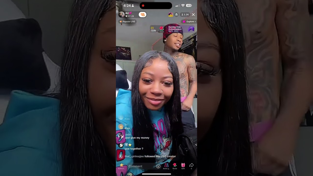 ARI AND CAMM LIVE * THEY KISSED * 😱😱