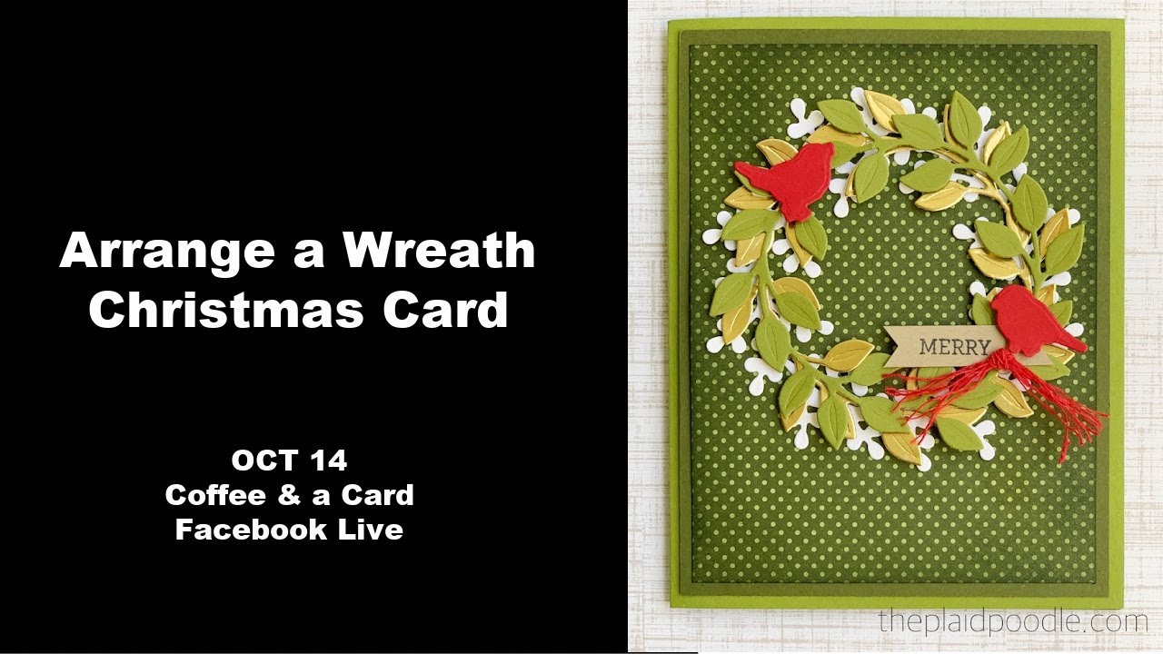 Arrange a Wreath Christmas Card