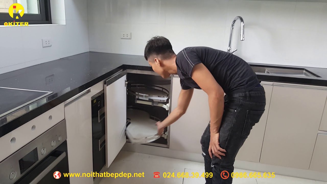 TỦ BẾP INOX CÁNH ACRYLIC NHÀ BÁC LOAN - KHƯƠNG TRUNG, HÀ NỘI