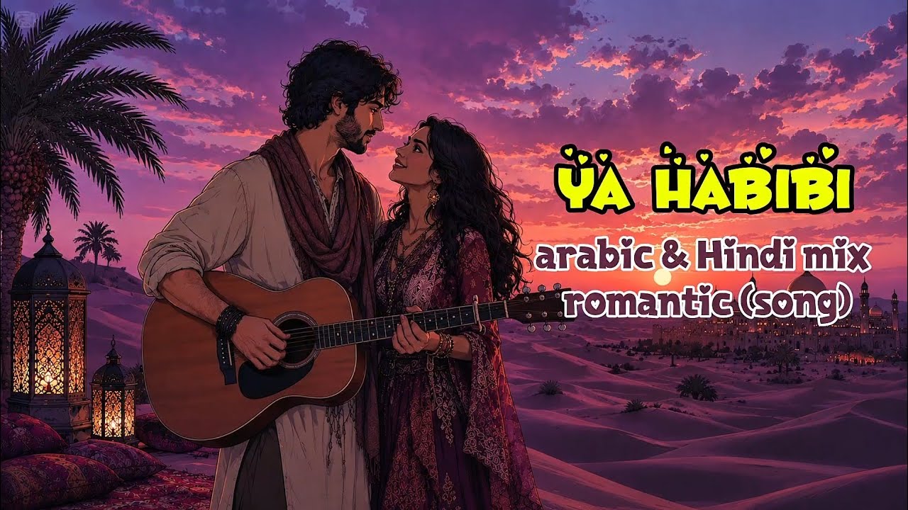 ​Ya Habibi (Ana Bahebak) | Trending Romantic  Lyrics Song | Hindi x Arabic | NKKMUSIC