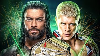 Roman Reigns Vs Cody Rhodes My Way - Limp Bizkit Promo (WM 17 Style) | Wrestlemania 40