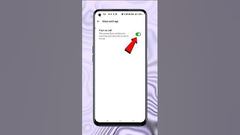 incoming call flashlight | call aane par flashlight kaise jalaye #settings #callsettings​ #shorts