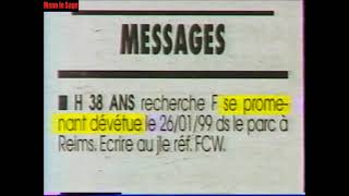 La rubrique de l'absurde de Philippe Vandel (avril 1999) by Encore une chaîne Youtube 177 views 8 months ago 3 minutes, 46 seconds