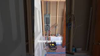 Residential electrical work #construction #electrical #youtubeshorts #electricalwork #workflow